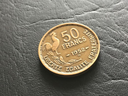 Münze Münzen Umlaufmünze Frankreich 50 Franc 1952 Münzzeichen B - 50 Francs