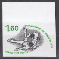 FRANCE : 1979 - CHAMPIONNATS DU MONDE DE JUDO N° 2069 NON DENTELE NEUF ** LUXE SANS CHARNIERE - 1971-1980