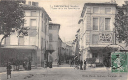 84-CARPENTRAS- L'ENTREE DE LA RUE PORTE-MAZAN - Carpentras