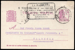 Granada - Edi O EP 69 - Entero Postal Mat "Granada" - 1931-....