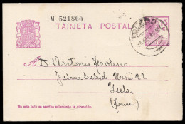 Toledo - Edi O EP 69 - Entero Postal Mat "Toledo 1/9/35" - 1931-....
