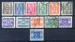 1931 ITALIA REGNO SEGNATASSE 34/45 USATI (manca 20 Lire) - Postage Due