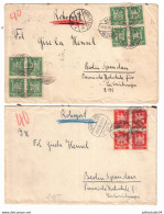 1926,dekoratives Paar Rohrpostbriefe Von BERLIN-HALENSEE Nach Spandau - Lettres & Documents