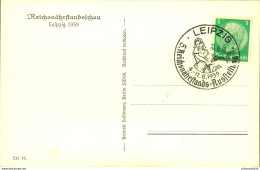 1938, Sonderkarte Reichsnährstandschau Mit Anlaßbezogenem SSt LEIPZIG - Other & Unclassified