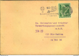 1950, 10 Pf. Philharmonie Als EF Auf Ortsbrief Ab BERLIN -CHARLOTTENBURG. - Brieven En Documenten