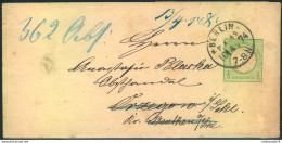 1874, Streifband 1/3 Groschen Großer Schild Ab "BERLIN P.A. 49N 1" - Otros & Sin Clasificación