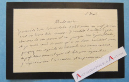 ● Gabriel MARCEL Philosophe & Musicien - Carte Lettre à Lucienne FAVRE (Orientale 1930) - L.A.S Autographe - Schriftsteller