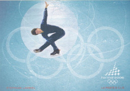 Schweiz Suisse 2006: Bild-PK / CPI  "TORINO" (Men's Ice Skating & Short Track) Postpreis à La Faciale At Face (CHF 1.80) - Eiskunstlauf