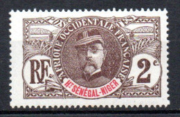 Col33 Colonie Haut Sénégal & Niger N° 2 Neuf X MH Cote : 2,00€ - Unused Stamps