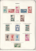 Maroc - Collection Vendue Page Par Page - Neuf * Avec Charnière / Oblitérés - B/TB - Unused Stamps