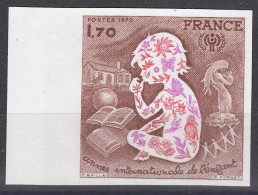 FRANCE : 1979 -ANNEE DE L'ENFANT N° 2028 NON DENTELE NEUF ** LUXE SANS CHARNIERE - 1971-1980