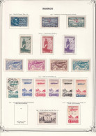 Maroc Poste Aérienne - Collection Vendue Page Par Page - Neuf * Avec Charnière / Oblitérés - B/TB - Airmail