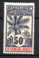 Col33 Colonie Haut Sénégal & Niger N° 13 Neuf X MH Cote : 17,00€ - Unused Stamps