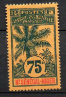 Col33 Colonie Haut Sénégal & Niger N° 14 Neuf X MH Cote : 16,00€ - Unused Stamps