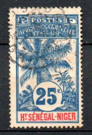 Col33 Colonie Haut Sénégal & Niger N° 8 Oblitéré Cote : 6,00€ - Usati