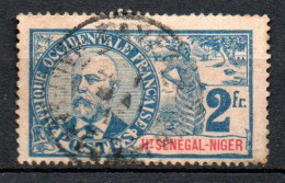 Col33 Colonie Haut Sénégal & Niger N° 16 Oblitéré Cote : 72,00€ - Usati