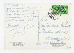 3751  Postal   Elvas 1973 Portugal CTT - Briefe U. Dokumente