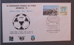 ARGENTINA 1978 ARGENTINE FDC MATCH FRANCE  FOOTBALL FUSSBALL SOCCER CALCIO VOETBAL FOOT FUTEBOL FUTBOL - 1978 – Argentine