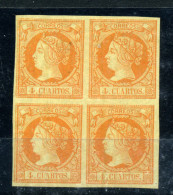 España Nº 52*. Año 1860/61 - Unused Stamps