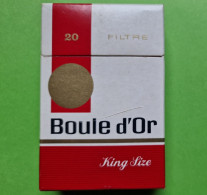 Ancien PAQUET De CIGARETTES Vide - BOULE D'OR - Vers 1980 - Etuis à Cigarettes Vides