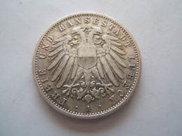 ALLEMAGNE/EMPIRE ALLEMAND/LUBECK: Très Belle Pièce De 2 Mark 1905 En Argent - 2, 3 & 5 Mark Silver