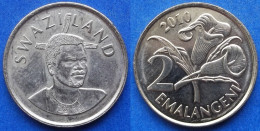 SWAZILAND - 2 Emalangeni 2010 "lilies" KM# 46 King Msawati III (1986) - Edelweiss Coins - Swaziland