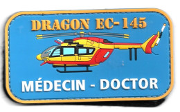 Ecusson PVC SECURITE CIVILE DRAGON H 145 MEDECIN - Firemen