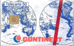 CARTE^-PUBLIC-50U-F696A-GEMB-10/96-CONTINENT-NSB-V° Série N° 90004-TBE-RARE - 1996