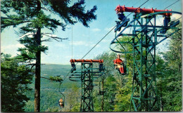 New Hampshire White Mountains Riding The Chairlift At Sunapee State Park - White Mountains