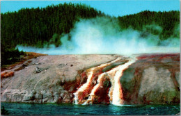 Yellowstone National Park Excelsior Geyser Crater Overflow Midway Geyser Basin - USA National Parks