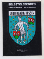 6420 LAUTERBACH, Stadtwappen, Selbstklebend - Lauterbach