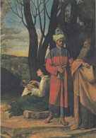 CARTOLINA  WIEN,AUSTRIA-PINACOTECA-GIORGIONE-I TRE FILOSOFI-PARTICOLARE-NON VIAGGIATA - Museums