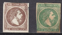 ESPAGNE - Provinces Basques Et Navarre - 1 R. Brun Et 50 C. Vert - Carlistas