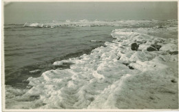 Koksijde, Coxyde, Mer Gelée, Carte Photo Du Photographe Georges, Rue Royale - Koksijde