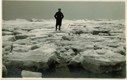 Koksijde, Coxyde, Mer Gelée, Carte Photo Du Photographe Georges, Rue Royale - Koksijde