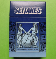 Ancien PAQUET De CIGARETTES Vide - SEITANES - Vers 1980 - Etuis à Cigarettes Vides