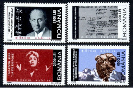 2000 Fermi, Nuclear, Piaf, Hillary, Mount Everest, UNO, Kiss Gate, Romania, Mi.5504,MNH - Atomo