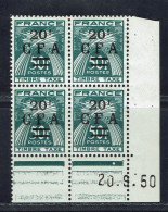Réunion. 1949-50. T. Taxe Coin Daté N° 43. Neuf Sans Charnière. XX. MNH. TB. - Portomarken