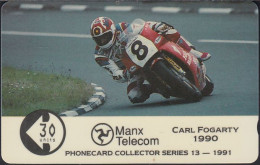 Isle Of Man 038 - TT- Racer Carl Fogarty 1990 -  Mint - Isola Di Man