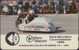 Isle Of Man 039 - TT- Racer Dave Molyneux & Colin Hardman -  Mint - Isla De Man
