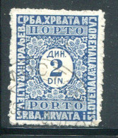 YOUGOSLAVIE- Taxe Y&T N°62- Oblitéré - Postage Due