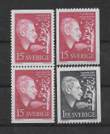 Schweden 1959 Nobelpreis Mi.Nr. 449/50 Kpl. Satz ** - Nuovi