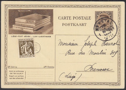 Belgique 1932 -Entier Postal (40 Cts) Sur Carte Postale   à Destination Brenoux-Liège.........(DD) DC-11466 - 1931-1934 Kepi