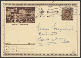 Belgique 1931 -Entier Postal (40 Cts) Sur Carte Postale à Destination Deux-Acren.........(DD) DC-11468 - 1931-1934 Képi
