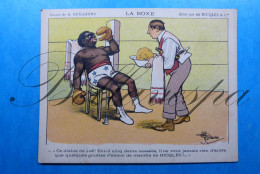 La Boxe Boxen Boksen   Illustrateur Artist A.Guillaume  Alcool De Menthe De Ricolès - Deportes