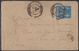 DROME - GRIGNAN - OR NON SITUE - SAGE - N°90 - LE 17-12-1881 - ENVELOPPE SANS TEXTE. - 1849-1876: Periodo Clásico