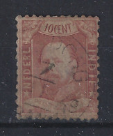 Nederlands Indie Dutch Indies 2 Used ; Koning, King, Roy, Rey Willem III 1868 NOW STAMPS NETHERLANDS INDIES P/PIECE - Indes Néerlandaises