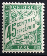 FRANCE                      TAXE 36                      NEUF* - 1859-1959 Mint/hinged