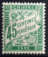 FRANCE                      TAXE 36                      NEUF* - 1859-1959 Neufs