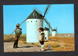 Espagne - MOLINOS DE VIENTO (Moulins à Vent)Semblanzas Quijotescas, Fueron Grandes, Senor, Sus Desatinos Pues Confundist - Autres & Non Classés